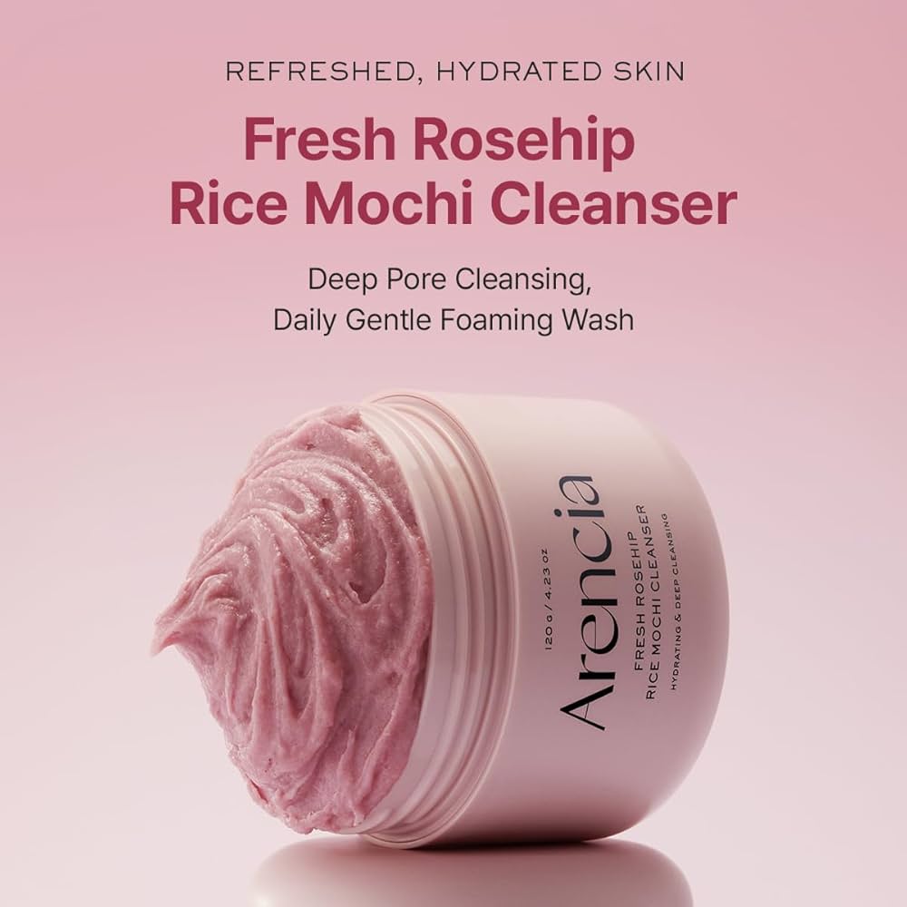 arencia Fresh Rosehip Rice Mochi Cleanser 120g/4.23fl.oz