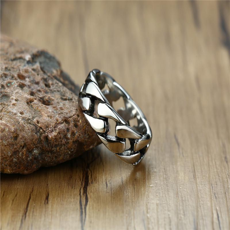 Three-dimensional Texture Personality Ring