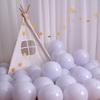 50Pcs Latex Balloons Inflatable Explosion-proof Versatile Decorative Reusable Scene Layout Candy Color Round Heart Balloons Happy Birthday Party
