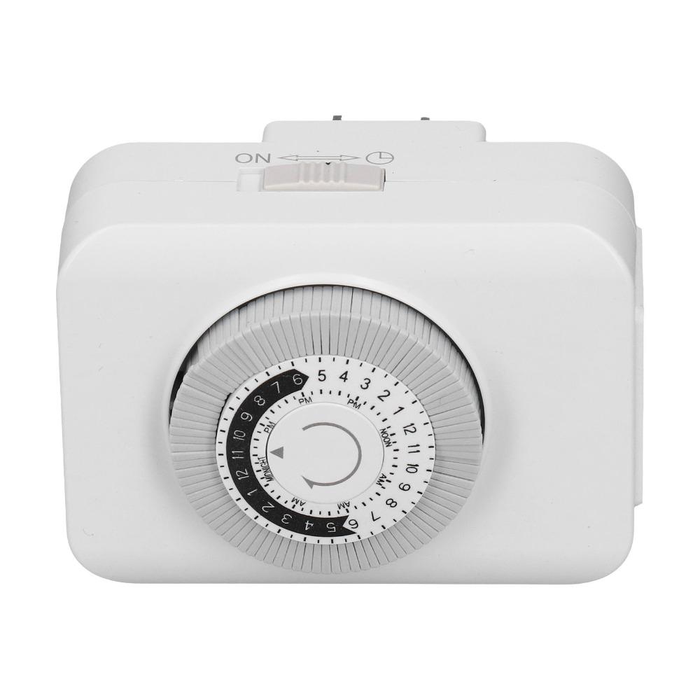 Mechanical Timer Switch 125V Time Control Plug Energy Saving Mechanical Timer Home Appliance