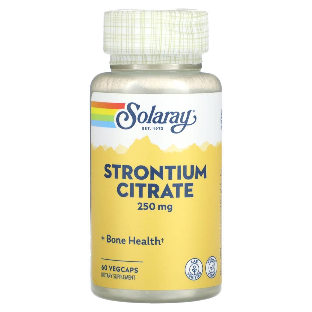 Strontium Citrate, 250Mg, 60 Veggie Caps