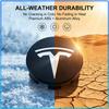 4Pcs 60mm Car Wheel Center Hub Caps Badge Accessories For Tesla Model 3 Model S Model X Model Y Roadster Performance Decor