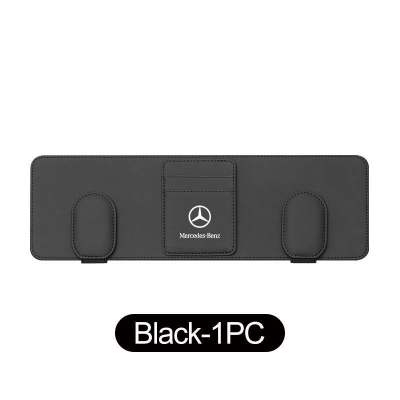 D1-Car Sunglasses Holder Sun Visor Glasses Clip Fastener Glasses Storage For Mercedes Benz W211 W124 W176 W177 C180 C200 C260 C300