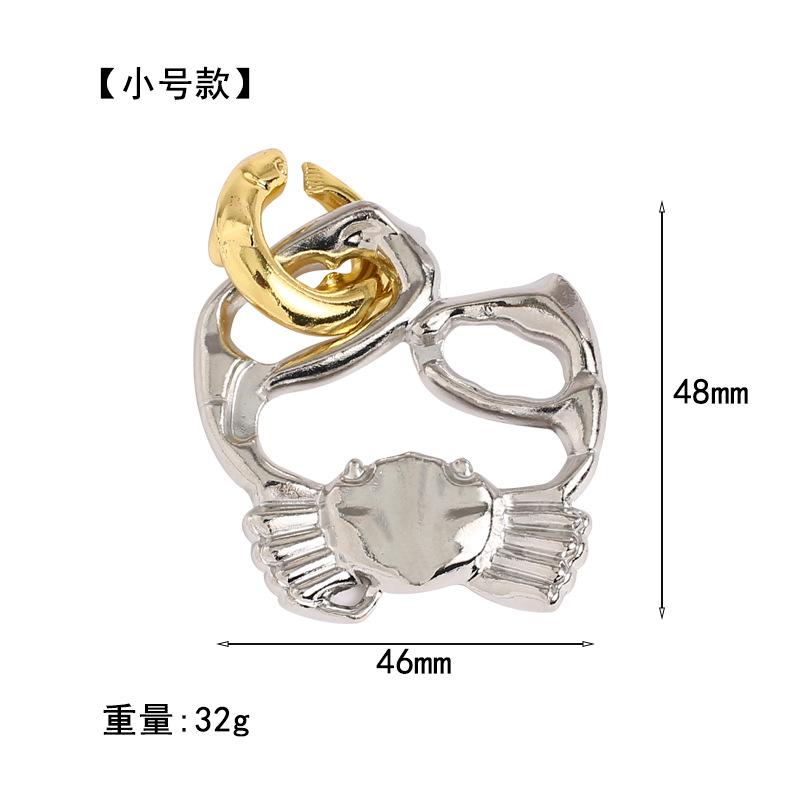 Puzzle Zinc Alloy Intelligence Unlocking Ring Unlocking Set, Nine-Link Educational Toy, Kong Ming Luban Lock Mechanism Box