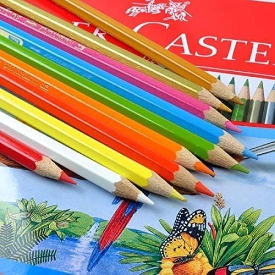 Цветные 36 Красный Банка FC115937ffa Карандаши Faber-Castell, Акварельные, Цвета, [Б/у]