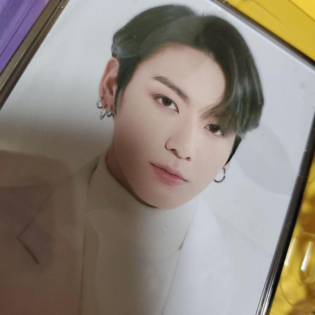 [Б/У] Официальная папка для фотографий BTS Чонгук Брелок Мини-фотокарточка для обмена