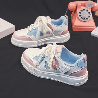 Белая обувь женская уличная мода универсальные кроссовки на плоской подошве с кожаной поверхностью новая повседневная студенческая обувь для скейтборда модная