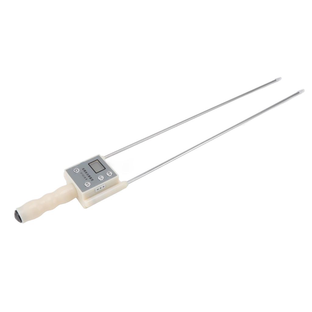 Grain Moisture Meter Rapid Measurement LED High Definition Display Dual Steel Needle Grass Straw Moisture Detector