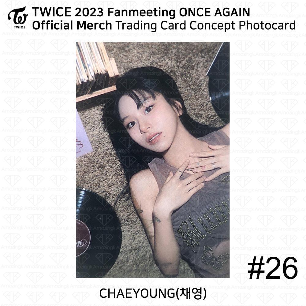 Twice Фан-встреча «ONCE AGAIN» в честь 8-й годовщины. Всплывающая карточка с коллекционной карточкой MD.