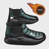Men's Waterproof Non-Slip Winter Snow Boots with Thick Sole and Velvet Lining