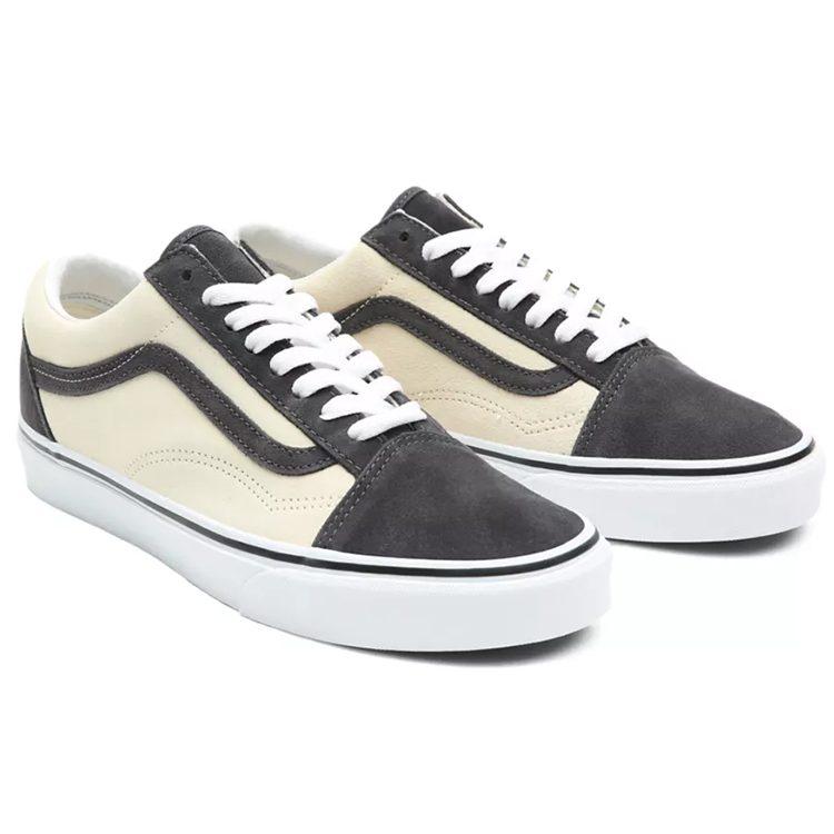 Vans Двухцветный замшевый Old Skool 'Серый Белый' VN0A3WKT4OP