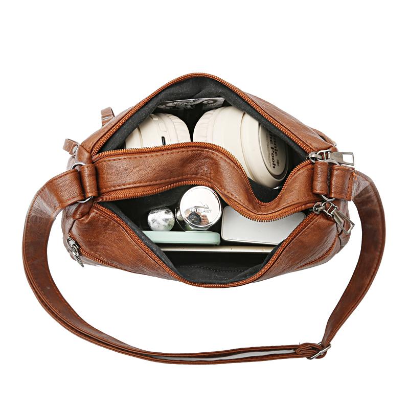 Женская сумка 2026 Тренд Сумки Леди Сумки через плечо Мягкая кожа Мода Универсальная сумка кроссбоди