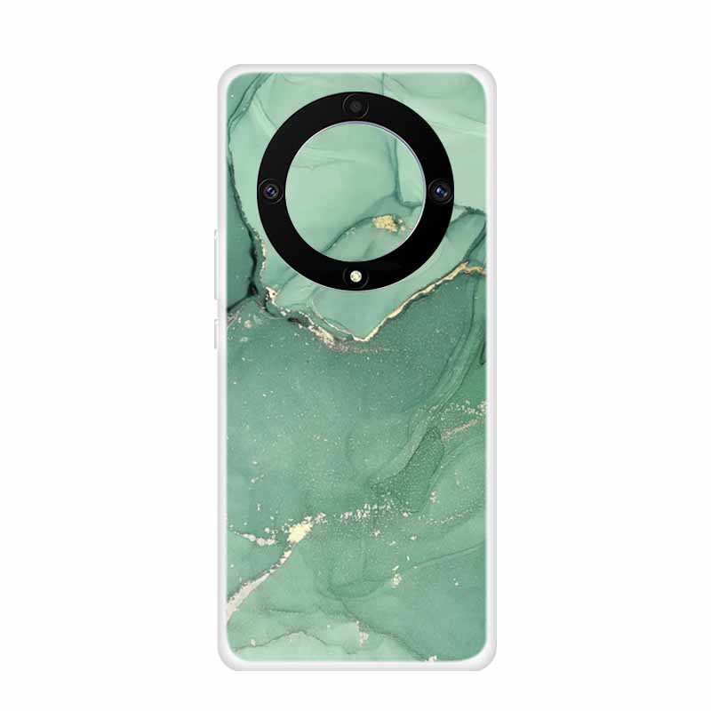 For Honor Magic 5 Lite 5G Cases 6.67" Marble Clear Soft TPU Silicone Back Covers for Huawei Honor Magic5 Lite Transparent Coque