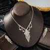 Jewelry Set Two-Piece Claw Chain Tassel Rhinestone Imitation Pearl Bridal Wedding Dress Accessories Photography