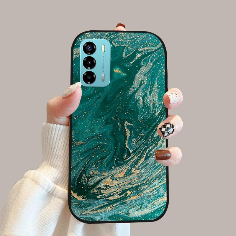 Для ZTE Blade V40 Vita Модный Чехол 8045 Мягкая Силиконовая Задняя Крышка Для ZTE Blade A72 Чехол A 72 4G Телефон Защитный Fundas Para