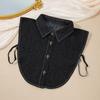 Pure Cotton Black Denim Fake Collar Women'S Versatile Fake Shirt Collar Fake Collar Sweater Decorative Collar