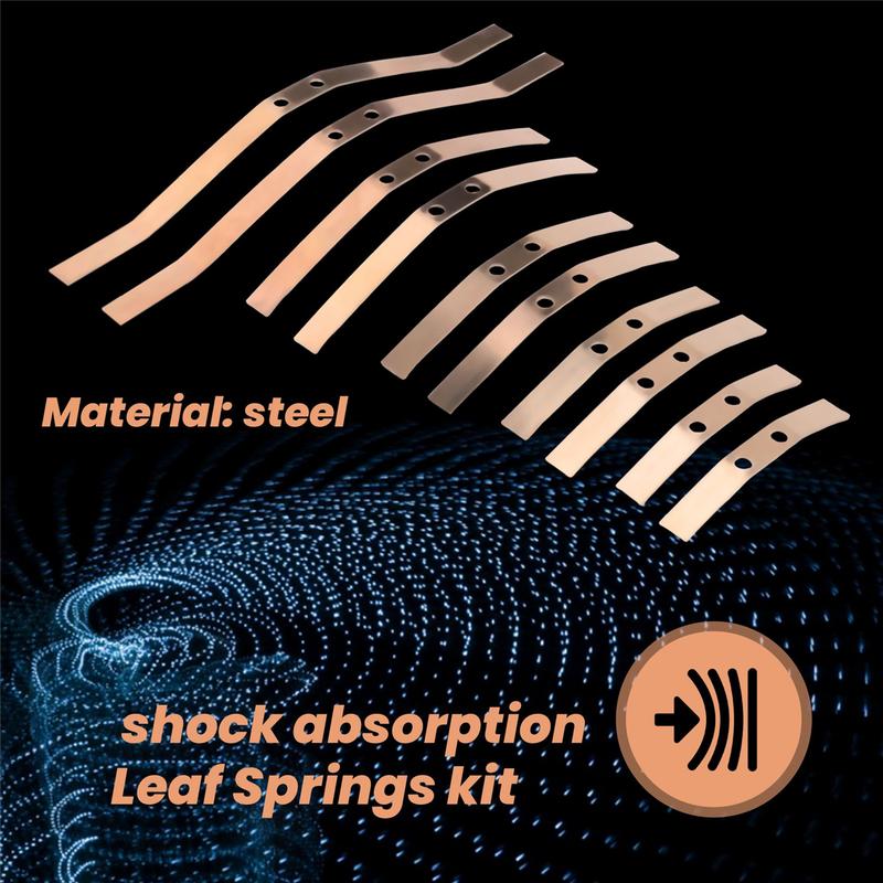 Practical 2 Pair Steel Shock Absorption Leaf Springs Suspension for WPL B14 B24 B16 B36 1/16 RC Truck Car Parts Accessories,B