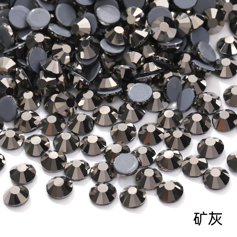 Хрустальное стекло Плоское дно Горячая дрель Аксессуары для одежды Ювелирные изделия Аксессуары Наклейка Дрель Аксессуары для самостоятельного изготовления Клей Горячая дрель Имитация австрийской
