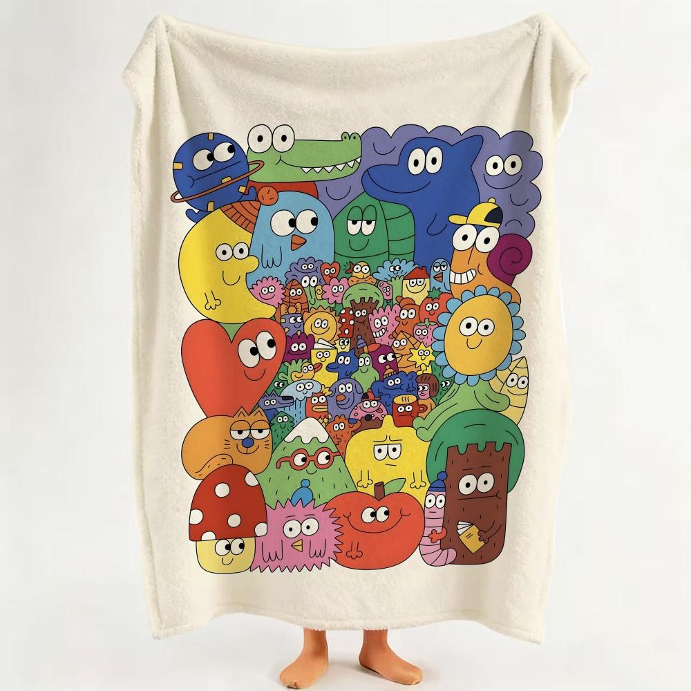 Illustrator N Nina D Dzyvulska Throw Flannel Throw Blanket Suitable for Sofa Living Room Bedroom