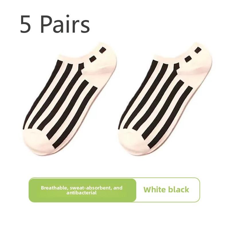 5 пар мужских дышащих и отводящих пот коротких носков-труб, которые не оставят равнодушными невидимые носки-лодочки