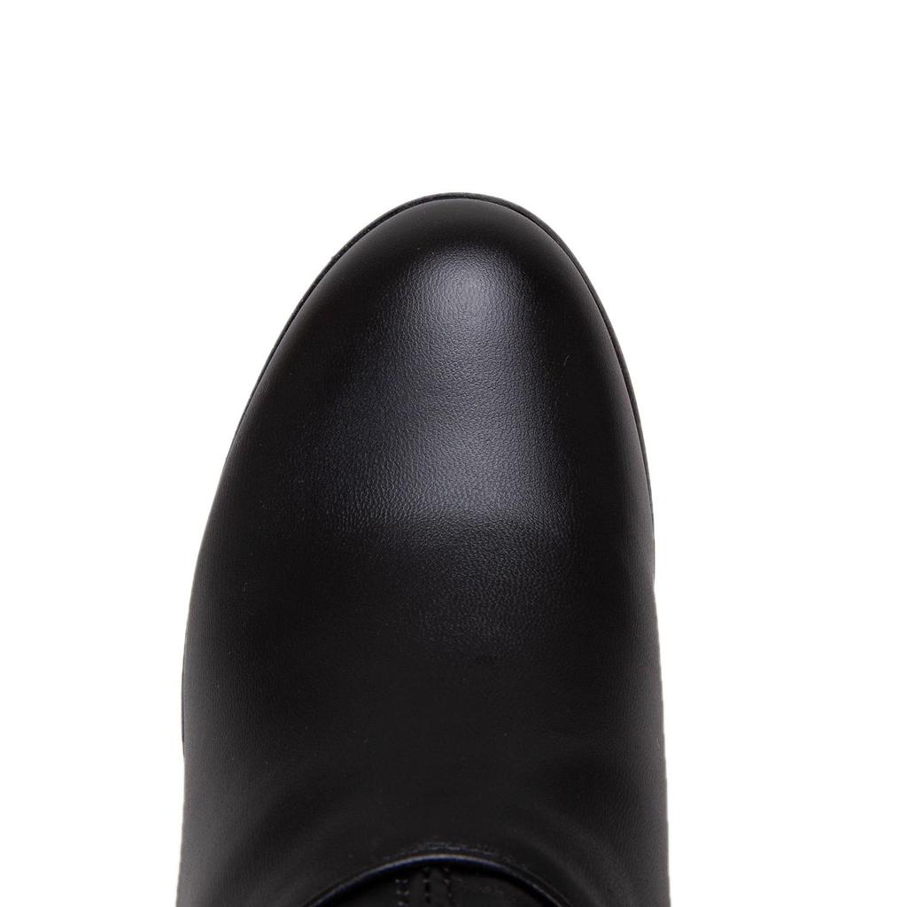 Женские сапоги на высоком каблуке с универсальным темпераментом и толстым каблуком.. Новые осенне-зимние сапоги оверсайз.