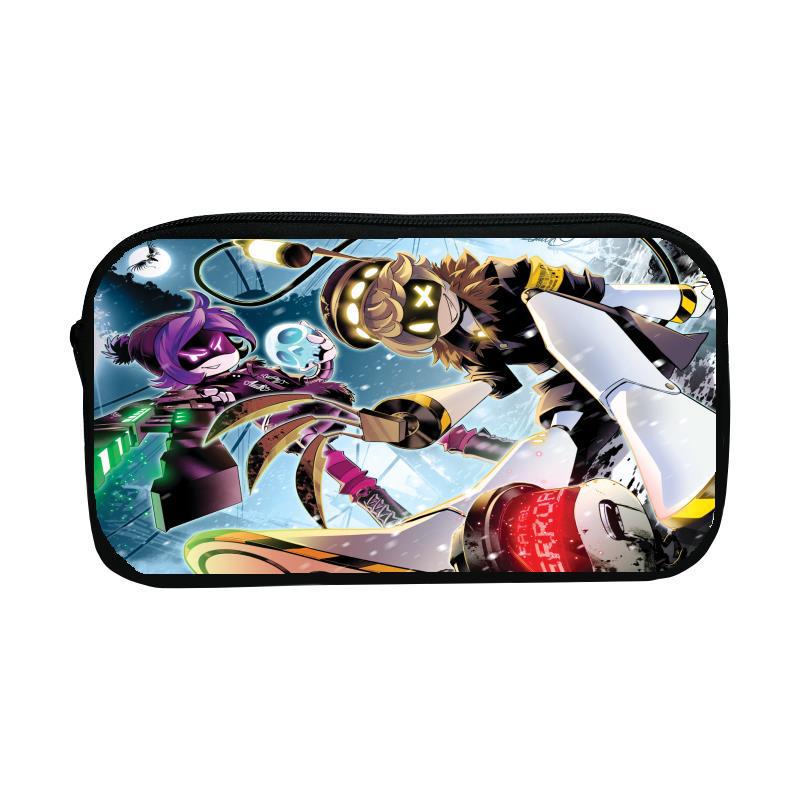 Inorganic Killer Murder Drones Large-Capacity Pencil Case for Students - Boys & Girls Stationery Bag