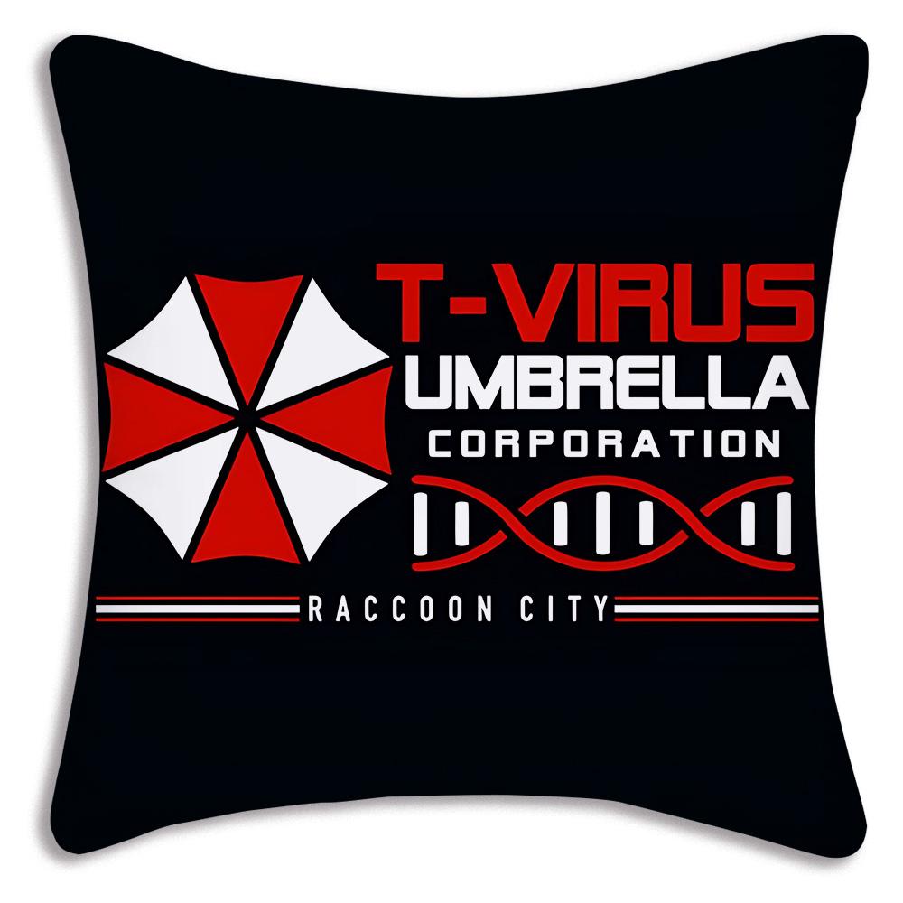 Классические наволочки Resident Evil Мультяшные Декоративные для Дивана Дома Двусторонние Короткий Плюш Милые Наволочки