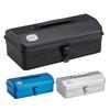 Steel (TOYO) Y-280 Steel Tool Box, Black (Approx. 30cm Wide X 16cm Deep X 12cm High), Made In Japan, Tool Box, Storage Box