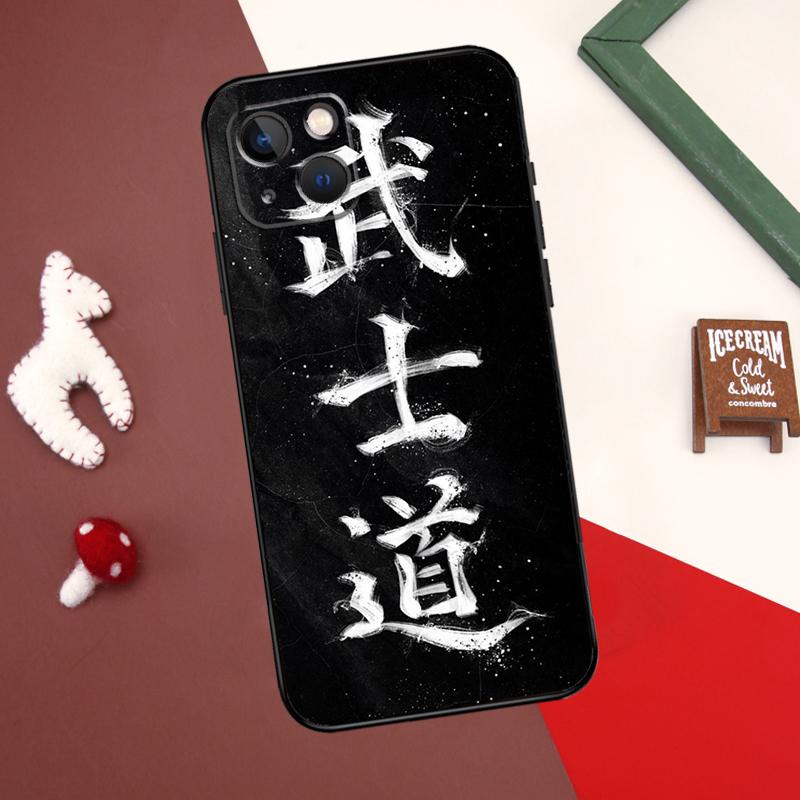 Японский чехол Bushido Samurai для iPhone 12 11 13 14 15 Pro Max 12 Mini 7 8 Plus X XR XS Max SE 2020, чехол для телефона