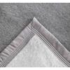 Couverture 100% Pure Laine Vierge Double face "Volta" 500 gr/m² Toison d'Or - Volta Anthracite Souris - 180 x 240 cm