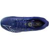 Теннисные кроссовки Wave Exceed Tour 6 AC для всех типов покрытий, клубные занятия, легкие, игровые, для корта, мягкие, сине-белые, см, 2E [Mizuno] 22.5