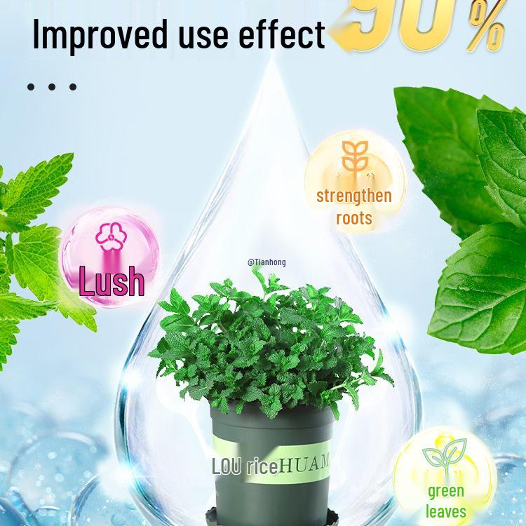 Органическое жидкое удобрение для гидропонной мяты и горшечных растений