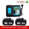 18v6ah Rechargeable Battery 6000mah Li -Ion Battery Replacement Power Battery For Makita Bl1880 Bl1860 Bl1830battery +4a Charger