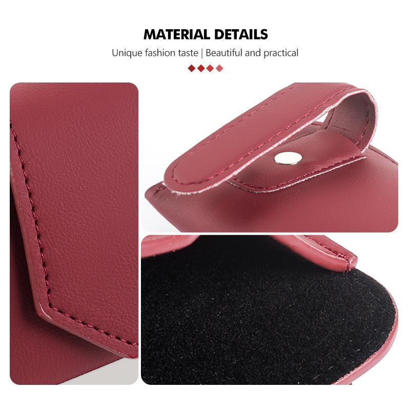 For Alfa Romeo For Alfa Romeo Car Sun Visor Glasses Leather Wear-Resistant Sunglasses Protective Box Giulietta 940 2010-2014 201