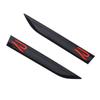 W1412PCS Car Side Fender Sticker ABS New R Emblem Badges Stickers Decoration For Volkswagen Polo Golf Touran Tcross Tiguan Rline GTI