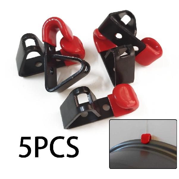 5X Car Rim Wheel Display Hook Metal Hooks Hanging Repair Shop Accessories Hanger