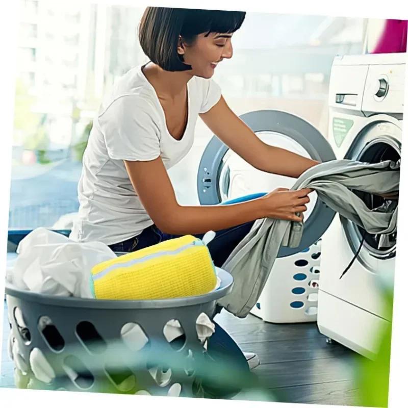 1pc Washing Shoes Bag Cotton Laundry Fluffy Fibers Easily Remove Dirt Washing Bags Anti-Deformation Shoes Clothes Organizer