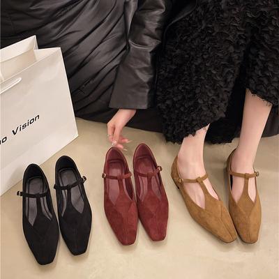 Женская обувь на плоской подошве 2024, дизайнерская роскошная модная женская обувь с пряжкой на плоской подошве, повседневные женские сандалии с острым носком и босоножками на плоской подошве