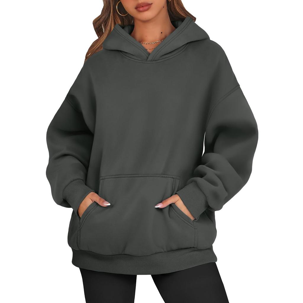 Womens Oversized Sweatshirts Fleece Hoodies Long Sleeve Shirts Pullover Fall Clothes With Pocket