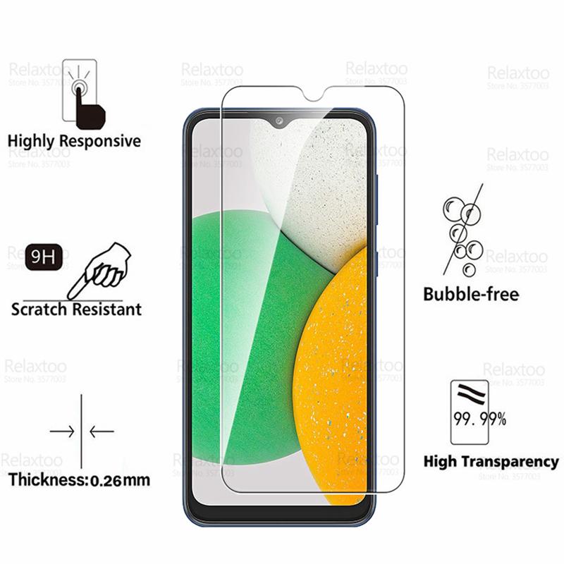 Protective Glass For Samsung Galaxy A03 Core / A03 Tempered Glass A03Core SM-A032F, SM-A032F/DS HD Screen Protector Guard Film
