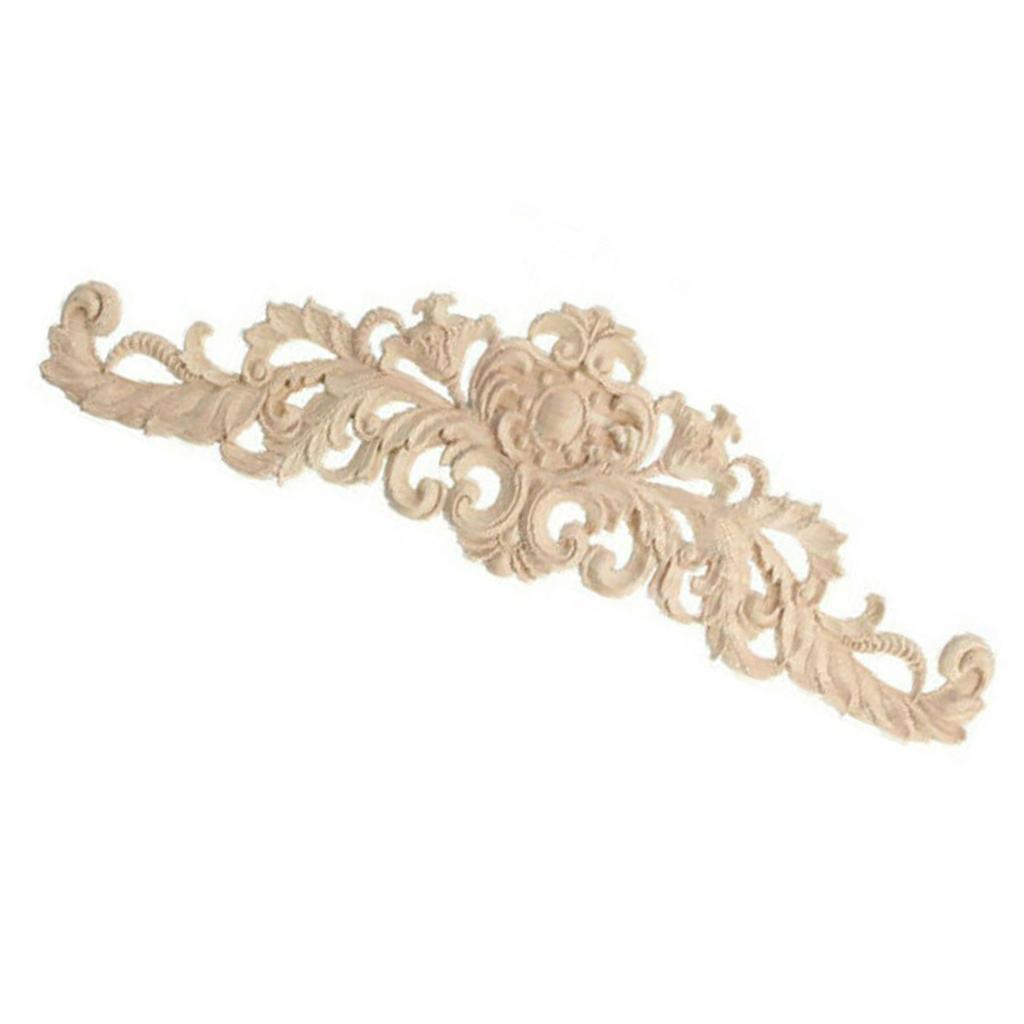 Изысканная резная деревянная аппликация для DIY декора мебели