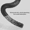 2Pcs Road Bike Handlebar Tape Anti-Slip Composite Leather Shock-proof Handle Bar Tape with Bar End Anti-Vibration Wrap Tape