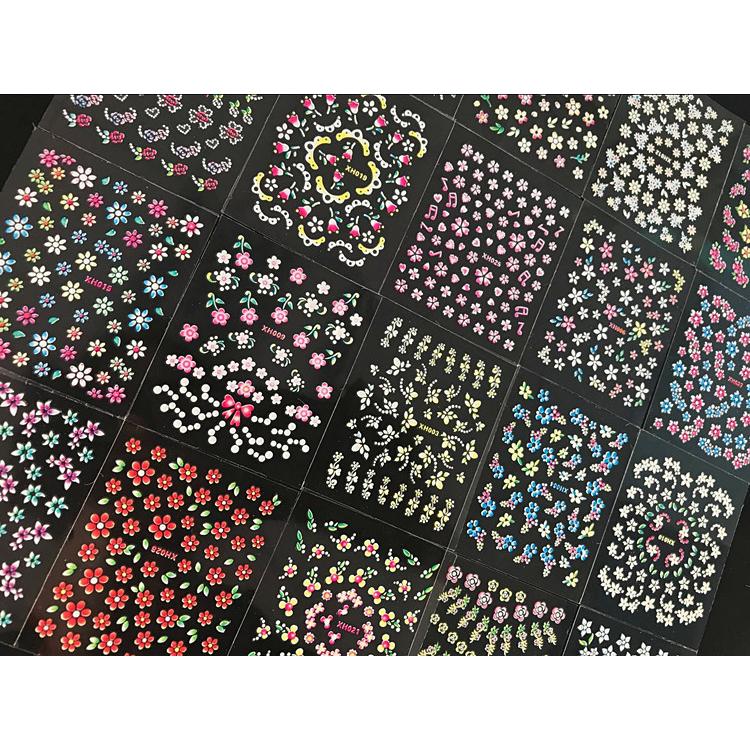 3D наклейки для ногтей бабочка цветочный узор буквы наклейки для маникюра DIY наклейки для маникюра