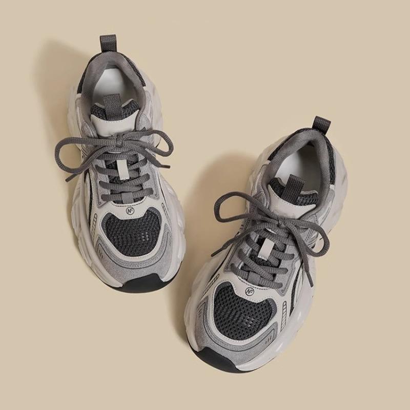 Dad Shoes Women's Spring New Versatile Breathable Casual Shoes Sports Shoes Small Height-increasing Platform Women's Shoes