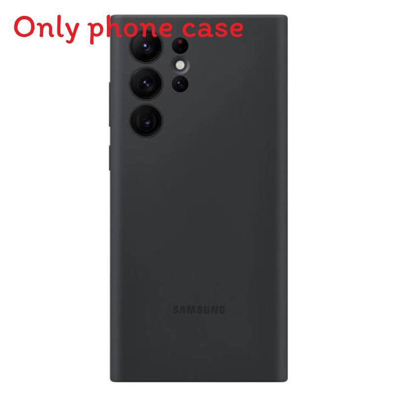 Для Samsung S24 Ultra Силиконовый Чехол-Накладка Полностью Закрывающий Телефон с Напылением для Защиты и Стиля