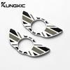 Mini Countryman R60 R61 Interior Door Lock Pin Emblem Sticker, Zinc Alloy, 2Pcs