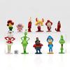 Festive Green Character Figurines Set For Christmas Decoration And Gifts