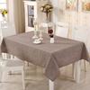 Simple Solid Color Cotton Linen Tablecloth Rectangular Tablecloth Dust-proof Table Cover Home Dining Room Decoration Tablecloth