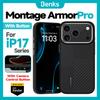 Benks с кнопкой камеры Магнитный Броня Montage ArmorPro Чехол для iPhone 17 Pro Max Изготовлен из Кевлара Арамидного Волокна ТПУ Всесторонний