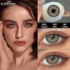 Eyeshare 2 шт. серые зрачки для глаз, синие контактные линзы, натуральные коричневые линзы, срок действия 6 месяцев, мягкие контактные линзы